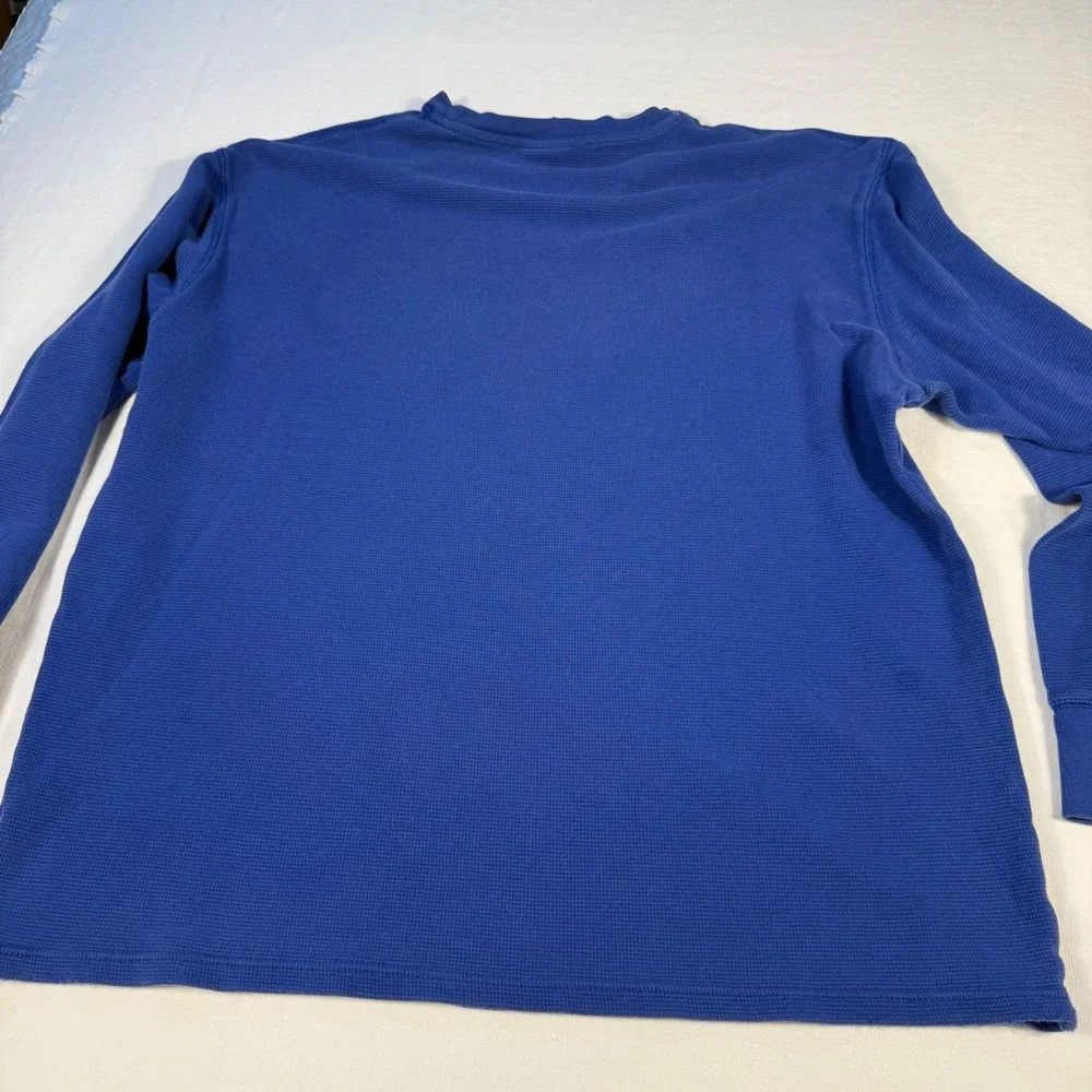 Polo Ralph‎ Lauren Mens XL Blue Long Sleeve Sleepwear Pajama Top Thermal
